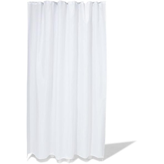 Rideau De Douche 180x200 Textile Recyclé Blanc (blanc)