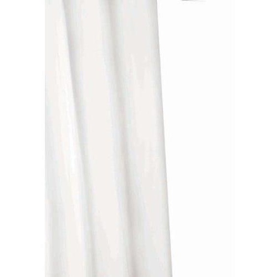 Rideau de douche - Croydex - AE100022 - PVC uni - Blanc - Imperméable et facile à nettoyer