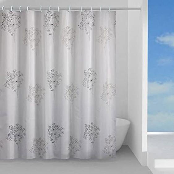 Rideau de douche Gedy TTE 1322 2430 - Blanc - Fibre synthétique - 240 x 200 cm