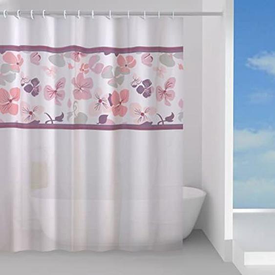 Rideau de douche - GEDY - TVI 1336 1230 - Blanc - Synthétique - Rectangulaire