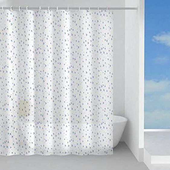 Rideau de douche - GEDY - TVI 1338 2430 - Blanc - Synthétique - Rectangulaire