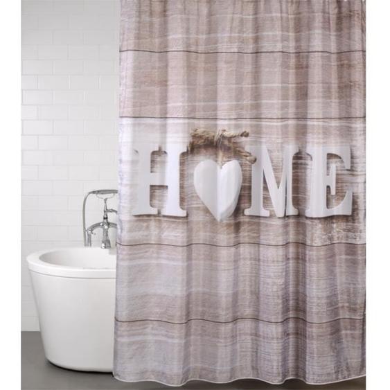 Rideau de douche Home 180 x 200 cm | de haute qualité | 12 anneaux inclus | imperméable | effet anti-moisissures
