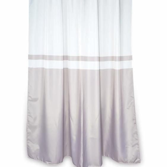 Rideau de Douche - IDRALITE - Mod. Panarea - Motif Bicolore - Polyester - 240x200