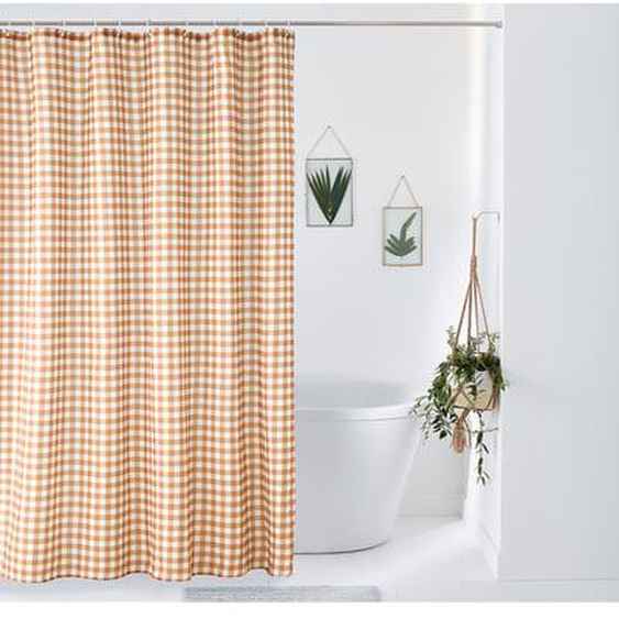 Rideau de douche imprimé, Vichy