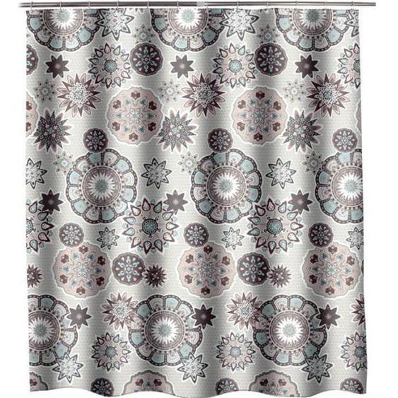 Rideau de Douche - INSFITY - 240 x 200 cm - Polyester - Blanc - Contemporain - Design