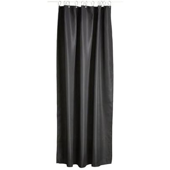 Rideau de douche Lux - noir - 200 x 180 cm