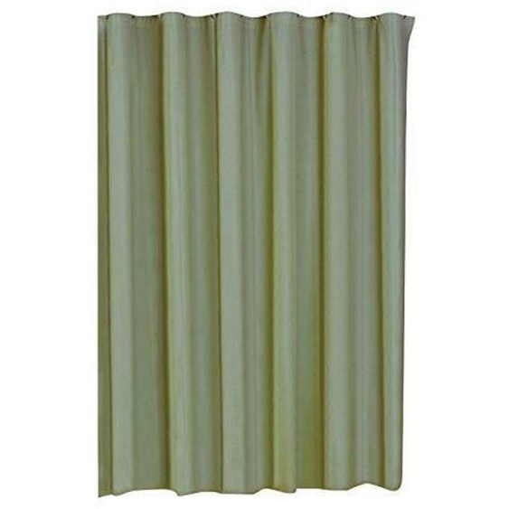 Rideau de douche - MSV - PVA 180x200cm - Taupe - Vert - Polyester