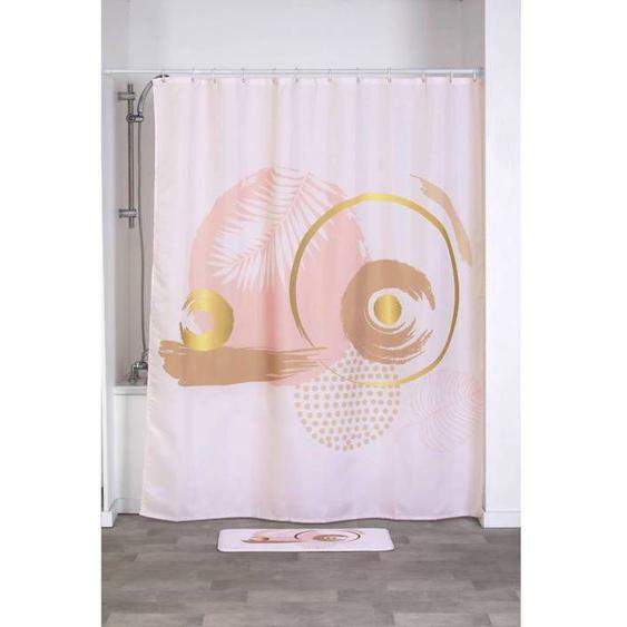 RIDEAU DE DOUCHE POLYESTER 180X200 CM - ABSTRACTION - Tendance