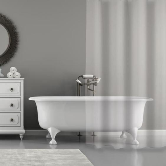 Rideau de douche PVC - MSV - 180x200cm - Transparent