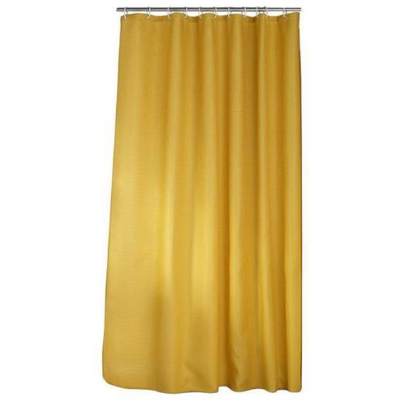 Rideau de douche - Quartz - Ocre - 180 x 200 cm - 100% Polyester - Contemporain