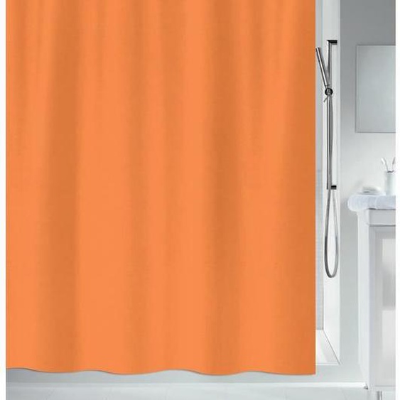 Rideau de douche - SPIRELLA - PRIMO - Orange - Polyester - Anti-moisissure - Design moderne