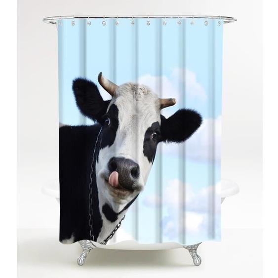 Rideau de douche Vache 180 x 200 cm