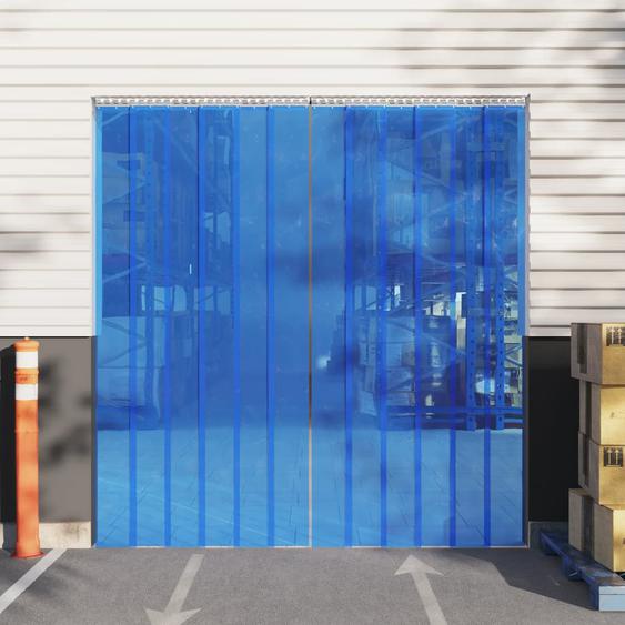 Rideau de porte bleu 200 mmx1,6 mm 25 m PVC