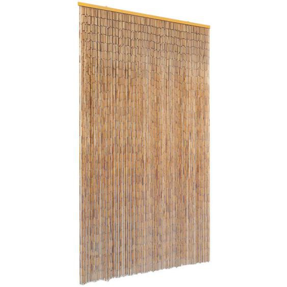 Rideau de porte contre insectes Bambou 120 x 220 cm Vidaxl