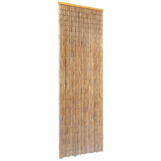 Rideau de porte contre insectes Bambou 56 x 185 cm