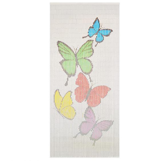 Rideau de porte contre insectes Bambou 90 x 200 cm