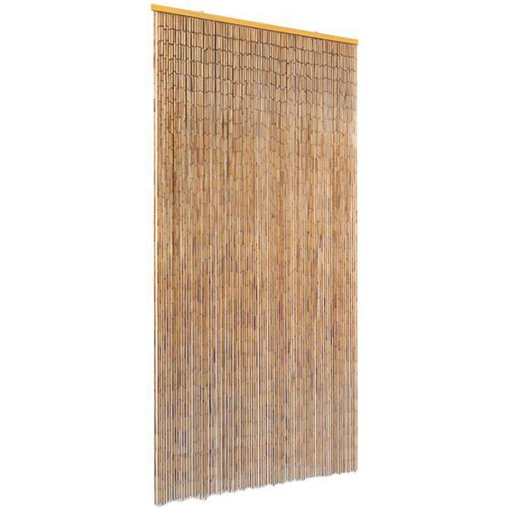 Rideau de porte contre insectes Bambou 90 x 220 cm