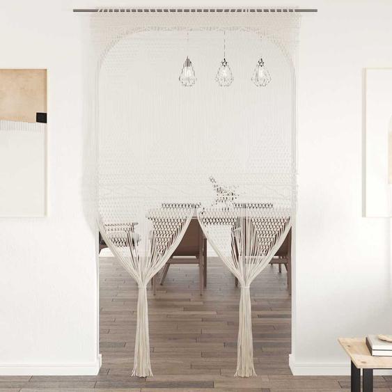 Rideau en macramé 140x240 cm Coton