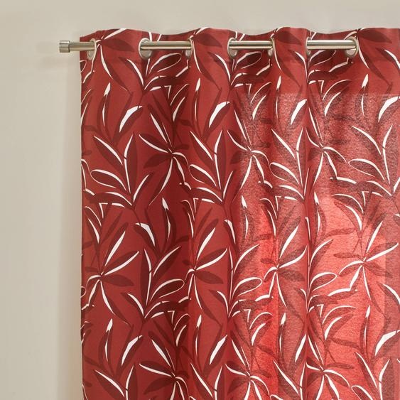 Rideau Imprimé Feuillage -