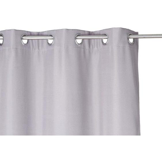 Rideau isolation thermique en polyester gris 140x260cm