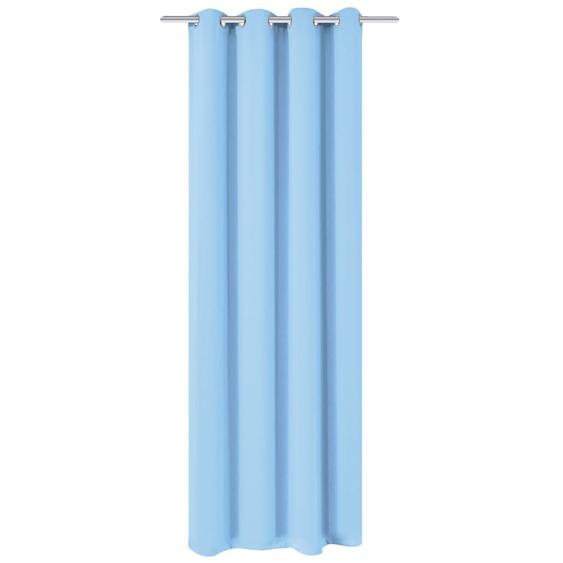 Rideau occultant avec œillets métalliques 270 x 245 cm Turquoise