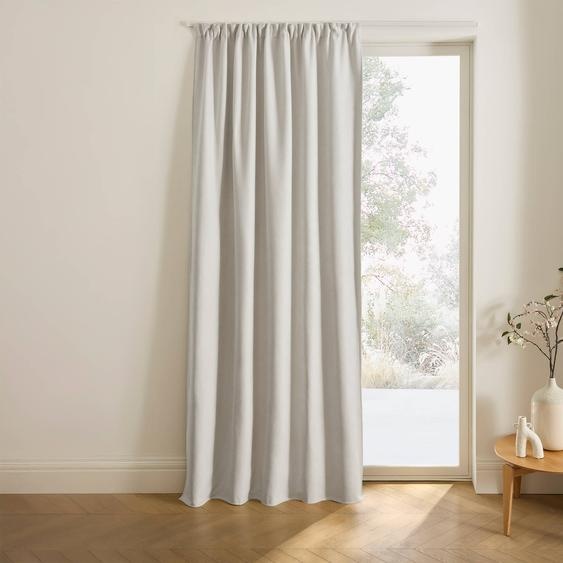 Rideau occultant et isolant finition galon fronceur -