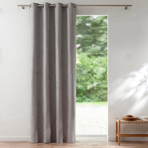 Rideau occultant et isolant finition oeillets -