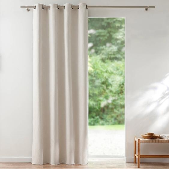 Rideau occultant et isolant finition oeillets -