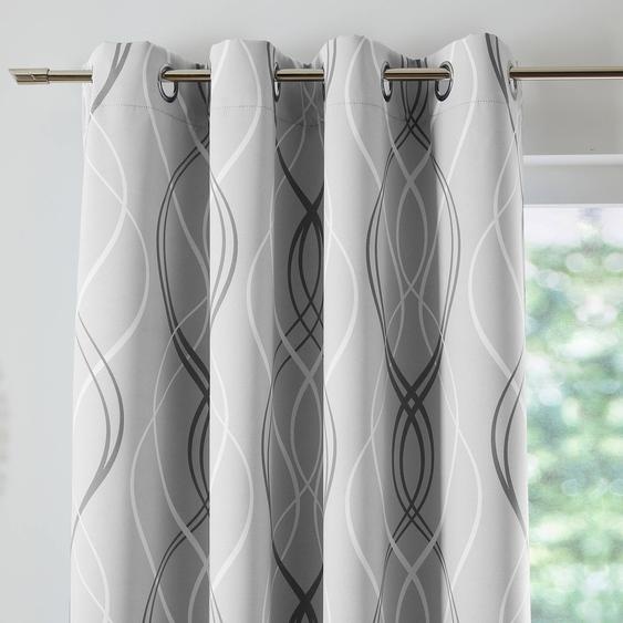 Rideau Occultant Imprimé Serpentins - Colombine