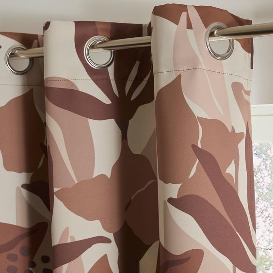 Rideau Occultant Imprimé Végétal - Colombine