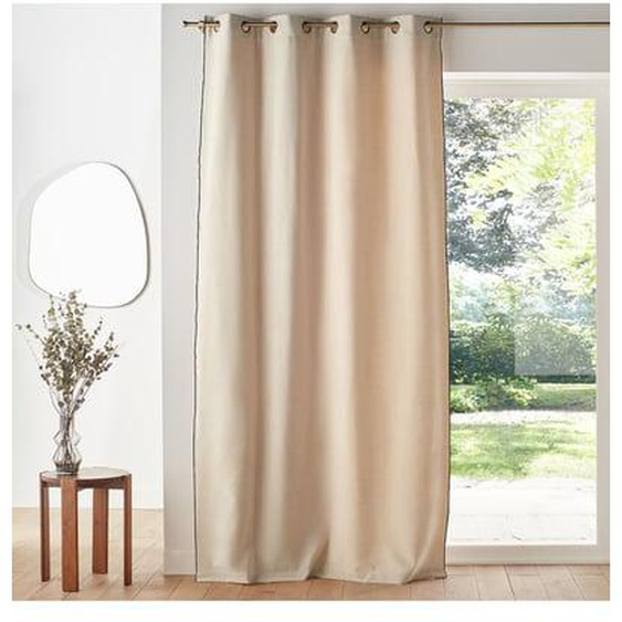 Rideau oeillets effet chenille, Figuera