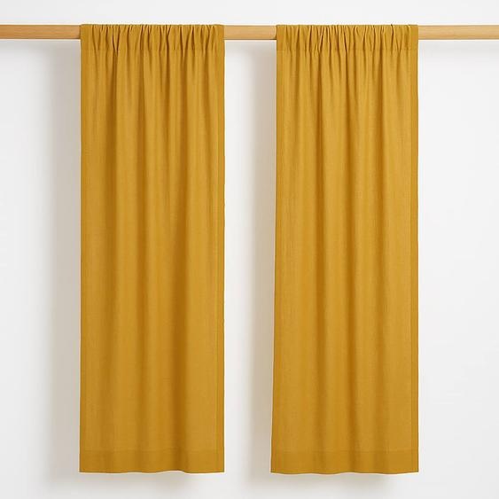 Rideaux En Gaze De Coton Bio Vert Honey