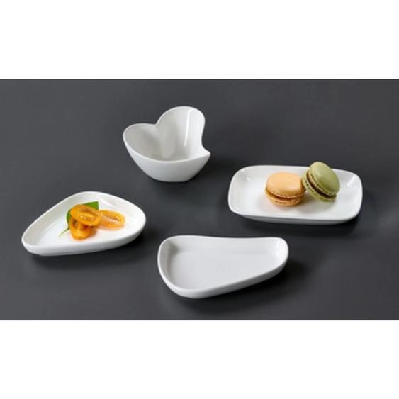 RITZENHOFF & BREKER Bol à sauce GUSTO triangulaire, blanc