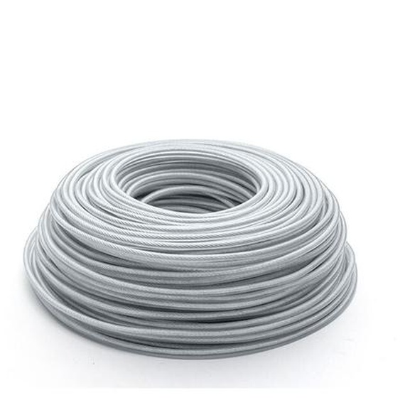 Rnemitery - Fil de Tondeuse en Acier 3 mm x 45 mètres, Fil de Tondeuse, Bobine de fil dacier robuste pour débroussailleuse de jardin, Fil de