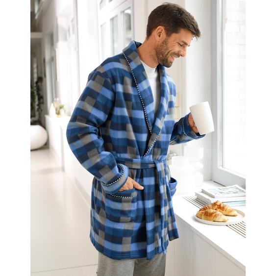 Robe de chambre courte maille polaire -