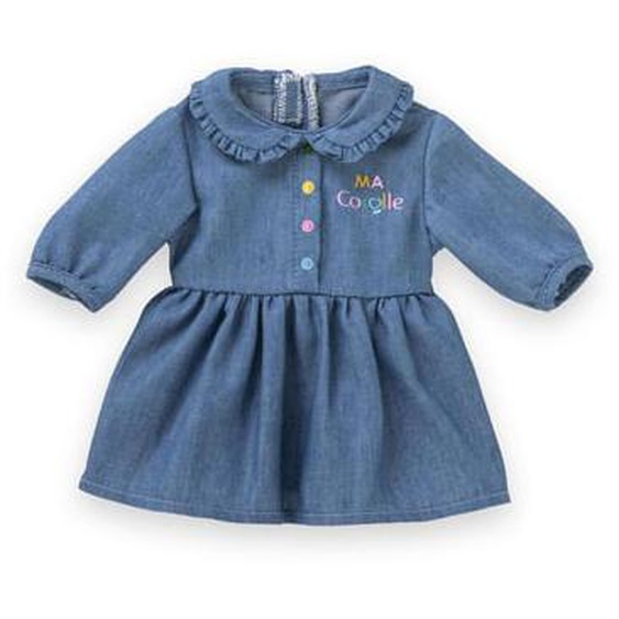 Robe Denim Manches Longues, vêtement, pour poupée Ma Corolle, 36cm