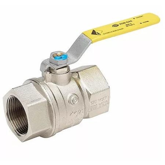 Robinet arrêt FF 11/4 gaz tube acier DN20 - BANIDES - 49023025