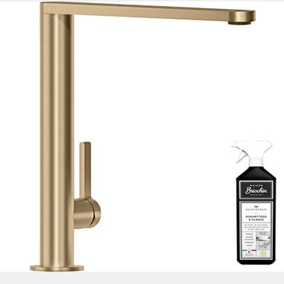 Robinet cuisine  Finera or mat + nettoyant