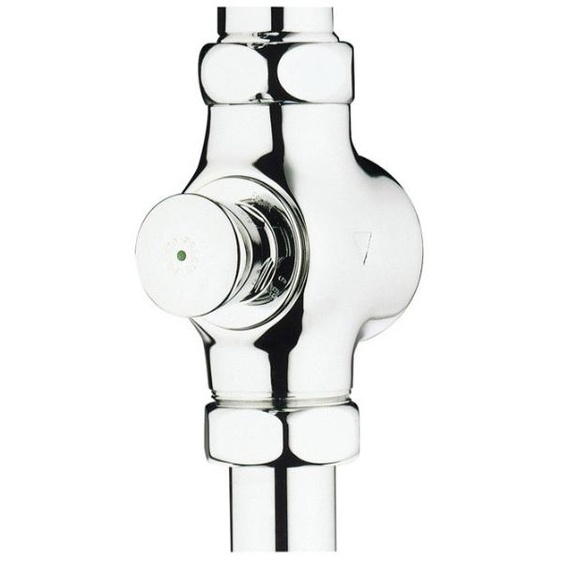 Robinet de chasse temporisé 7 à 9 s ECLAIR à bouton poussoir chromé PRESTO 13001