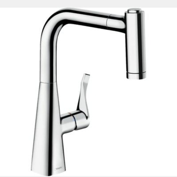 Robinet de cuisine avec douchette Metris M71 220 2 jets chromé