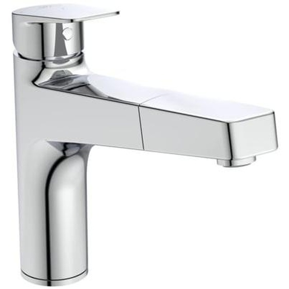 Robinet de cuisine Blue Start bec haut douchette extractible + Nettoyant