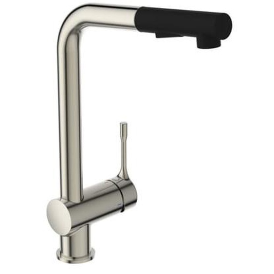 Robinet de cuisine Ceralook douchette extractible chrome 2 jets + Nettoyant