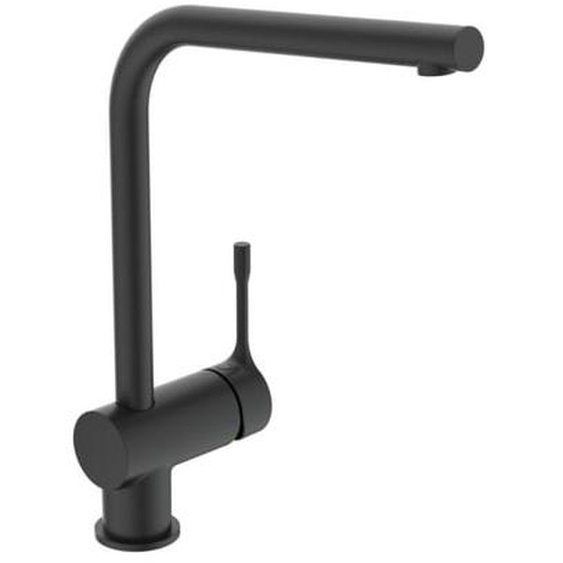 Robinet de cuisine Ceralook noir + Microfibre