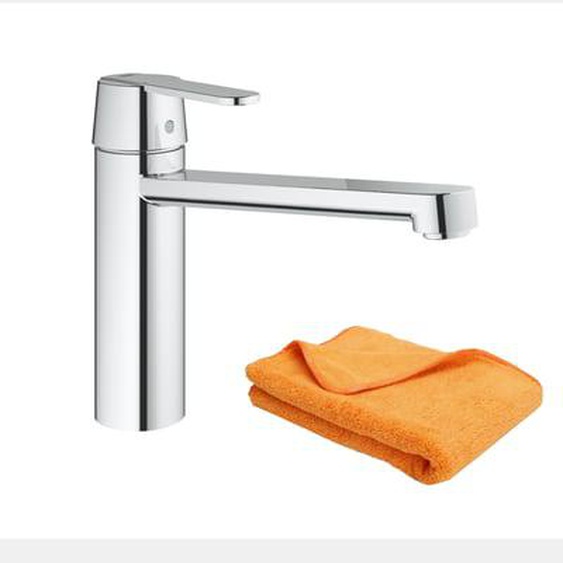 Robinet de cuisine Get chromé + microfibre