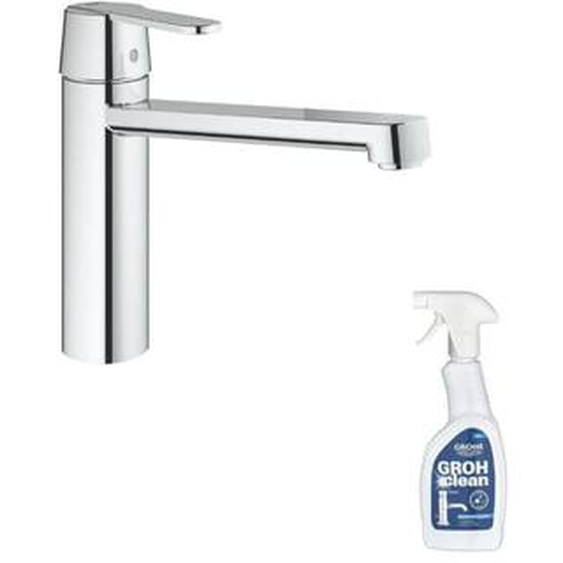 Robinet de cuisine Get chromé + nettoyant Grohclean