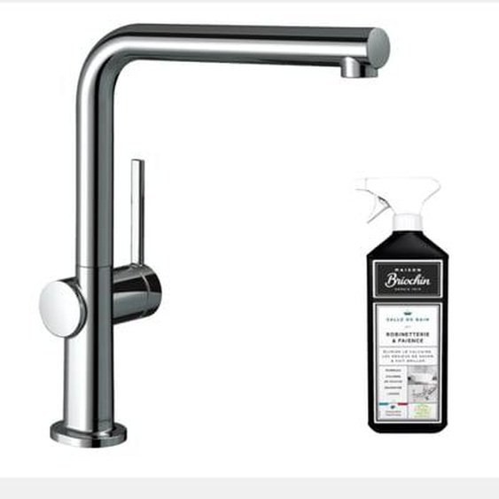 Robinet de cuisine Talis M54 270 chromé + nettoyant Briochin