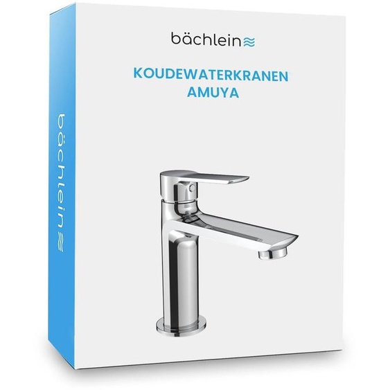 Robinet de lavabo à eau froide, mitigeur à un levier, chromé, en laiton