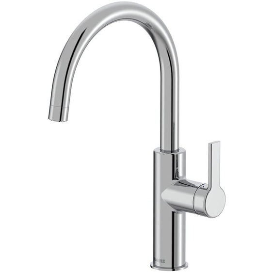 Robinet de lavabo ANELA, chrome, pivotant à 360°, pour un trou, système EasyClean