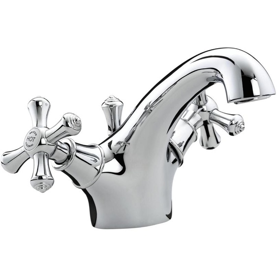 Robinet de lavabo monocommande colonial Bristan, modèle K BAS C, avec système de bonde à tiroir