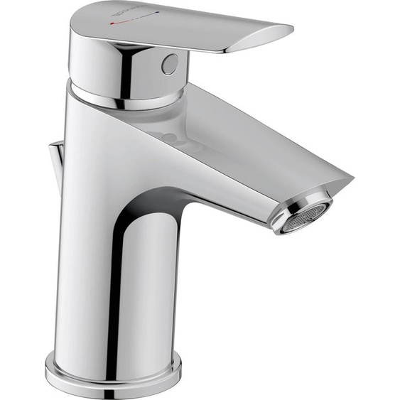 Robinet de lavabo, portée de 100 mm, chromé, à un trou